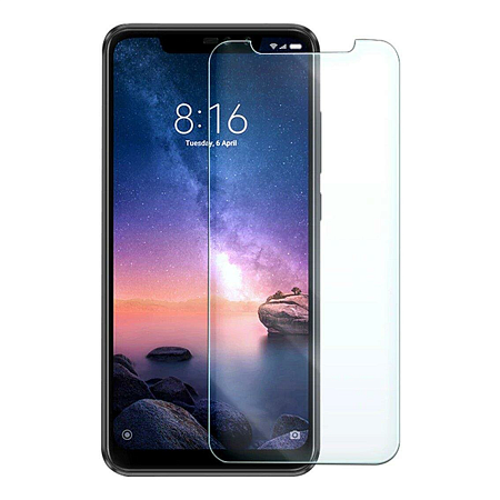 Защитное стекло на Xiaomi Redmi Note 6 Pro, прозрачное, X-CASE