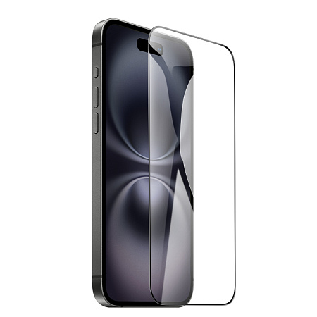 Защитное стекло для iPhone 15 Plus//16 Plus, A777, HOCO, HD, черное