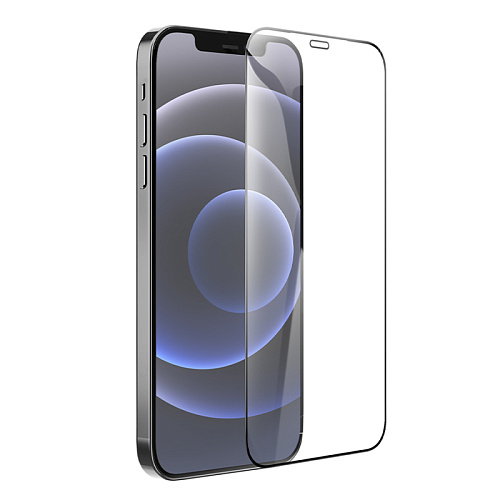 Защитное стекло на iPhone 12 Pro Max (6.7) G777, HOCO, anti-static, черное