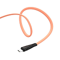USB Кабель Micro, HOCO, X42, силиконовый, оранжево-желтый