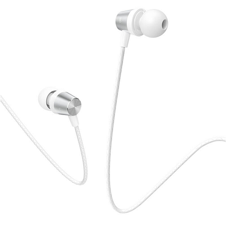 Проводные наушники M79 Cresta universal earphones with microphone, HOCO, белые
