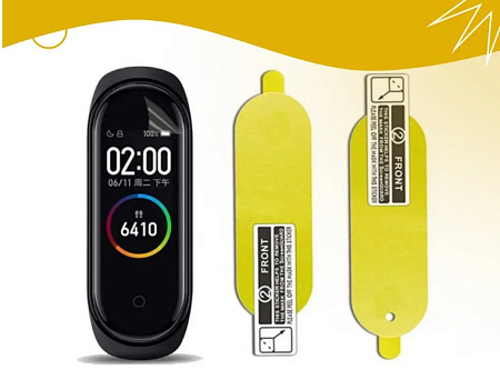 Защитная пленка на Xiaomi Mi Band 5,  (2 штуки), прозрачный