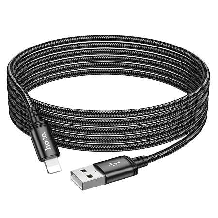 USB дата кабель Lightning, HOCO, X91, 3M, черный