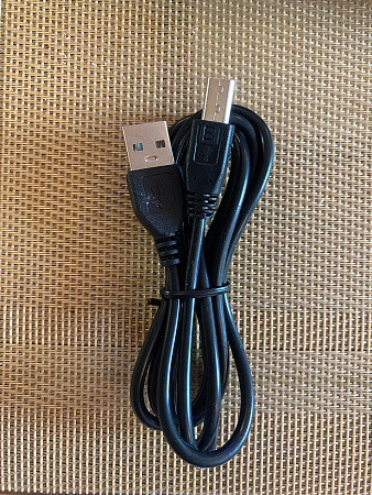 USB дата кабель Micro Usb, 1 метр, удлиненный штекер 12 mm, черный
