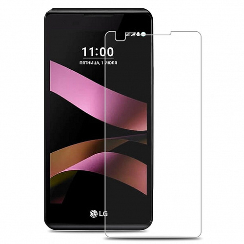 Защитное стекло на LG X Style, K200DS, прозрачное, X-CASE
