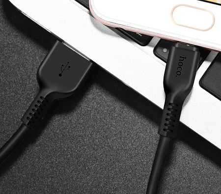 USB Кабель Micro, HOCO, X20, 3M, черный
