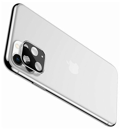Защитное стекло на iPhone 11 Pro/11 Pro Max (A18), HOCO, на заднюю камеру, серебро