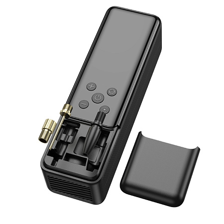 Автомобильный насос ZP5, HOCO, с дисплеем, вес: 510г, черный