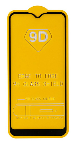 Защитное стекло на Samsung Galaxy A01/A40, 9D, черное, X-CASE