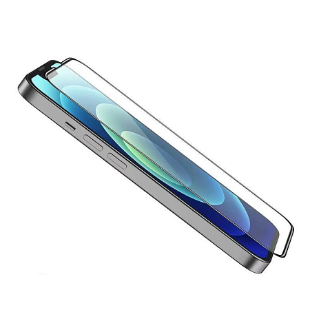Защитное стекло на iPhone 13 mini (5.4) G1, HOCO, Flash attach full screen silk screen, черное