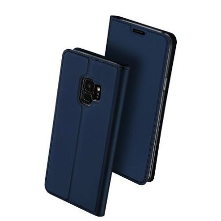 Чехол-книжка для Samsung G960F, Galaxy S9, DU DU, боковой, синий
