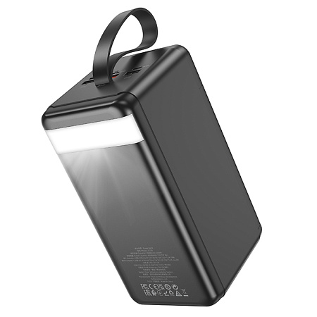 Универсальный Доп. Аккумулятор 90000mAh, J123D, HOCO, выход: 1 USB 22.3W+ 2 USB 5V/2+1 PD 20W, черный