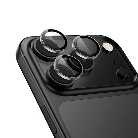 Защитное стекло для iPhone 17 Pro/17 Pro Max, V13, HOCO, на заднюю камеру, черный