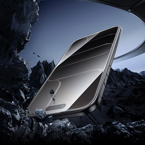 Защитное стекло для iPhone 17 Air, A777, HOCO, HD, рамка черная