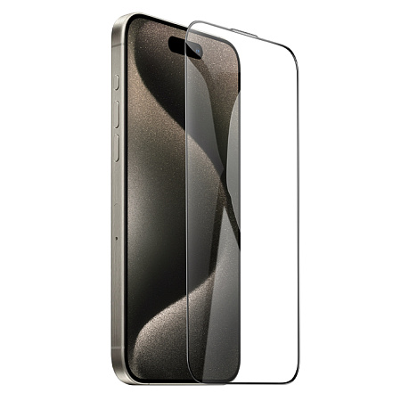 Защитное стекло для iPhone 15 Pro Max, G777, HOCO, anti-static, черное