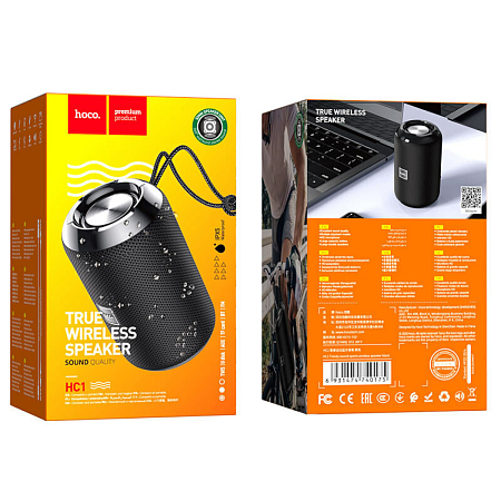 Колонка HC1 Trendy sound sports wireless speaker, HOCO, черная