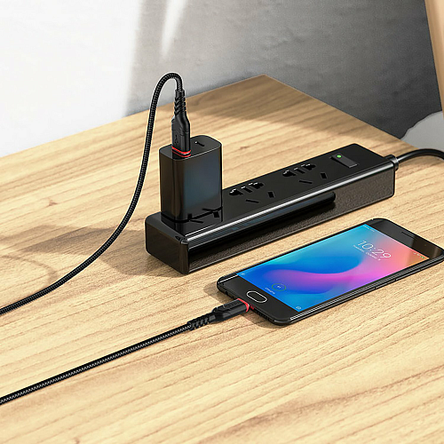 USB Кабель Micro, HOCO, X59, черный