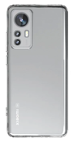 Чехол силиконовый для Xiaomi 12/12X, X-CASE, прозрачный