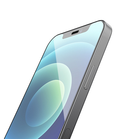 Защитное стекло на iPhone 12 Pro Max (6.7) G8, HOCO, 3D Full screen fine edge anti-fall tempered glass, черное