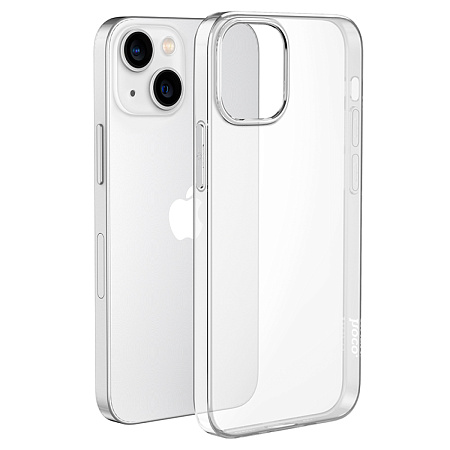 Чехол силиконовый для iPhone 14 Plus, Light series TPU, HOCO, прозрачный