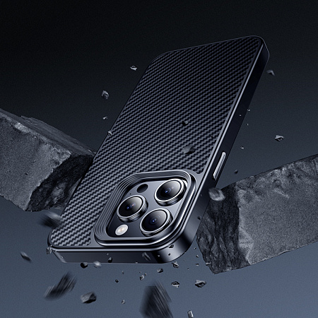 Чехол для iPhone 15 Pro, TPU, Магнитный (MagSafe), AS7, HOCO, черный