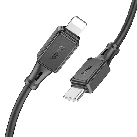 Кабель Lightning to Type-C (PD), HOCO, X101, 1м, черный