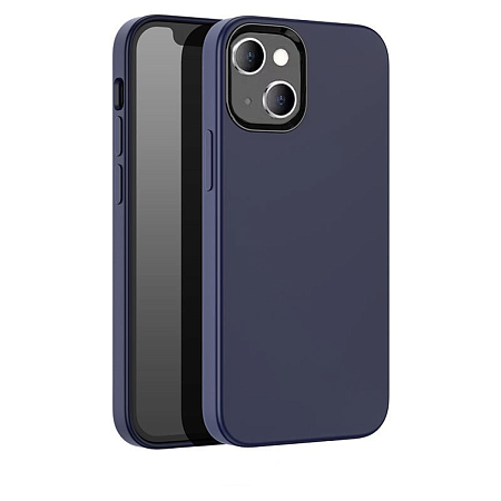 Чехол силиконовый для iPhone 13 mini (5.4), Pure series, HOCO, темно-синий