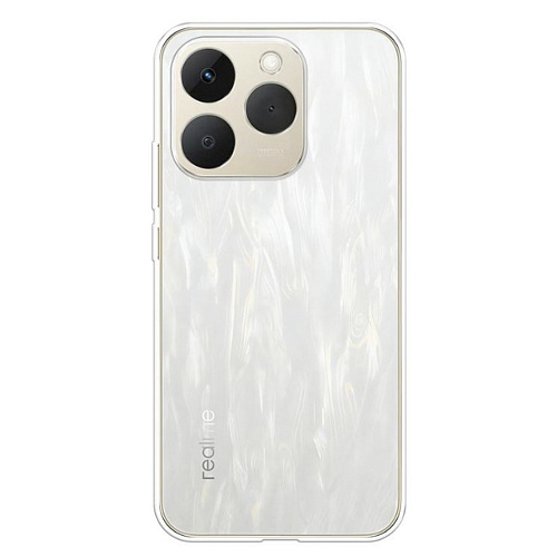 Чехол силиконовый для Realme 15T (5G), с защитой камеры, X-CASE, прозрачный