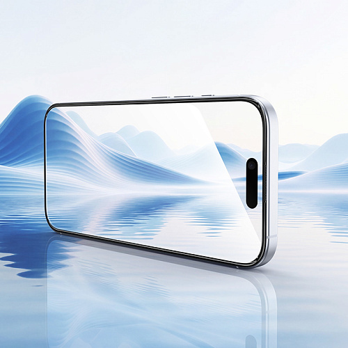 Защитное стекло для iPhone 16 Pro/17, A40, HOCO, прозрачность 95%, тонкая рамка