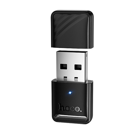 USB Bluetooth адаптер, UA42, HOCO, Bluetooth версия: 5.4, черный