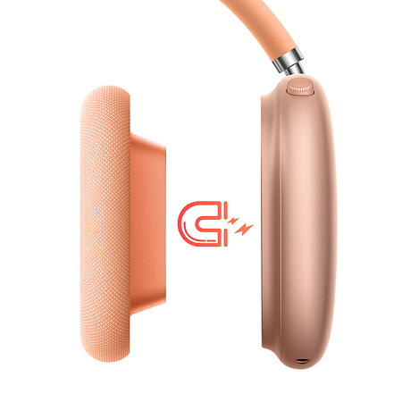 Беспроводные наушники W65 Plus Happy с шумоподавлением ANC, HOCO, оранжевый