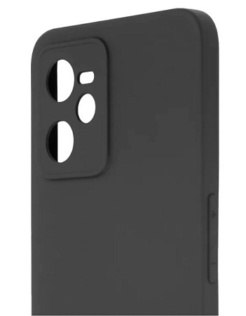 Чехол силиконовый для Realme C35/Narzo 50i Prime, с защитой камеры, X-CASE, черный