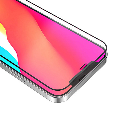Защитное стекло на iPhone XS Max/11 Pro Max (A12 Plus), HOCO, Nano 3D full screen edges, черное