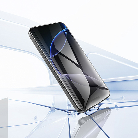 Защитное стекло для iPhone 16 Pro Max, G777, HOCO, anti-static, черное