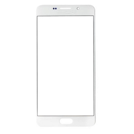 Защитное стекло на Samsung A710F, Galaxy A7 (2016), с загибом, белое, X-CASE