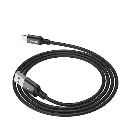 USB дата кабель Lightning, HOCO, X14, черный