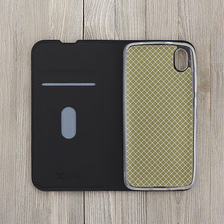 Чехол-книжка для Xiaomi Redmi 7A, X-CASE, боковой, черный