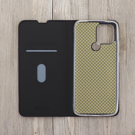 Чехол-книжка для Xiaomi Poco C50/Poco C51/Redmi A1/Redmi A1 Plus/Redmi A2 Plus, X-CASE, боковой, черный