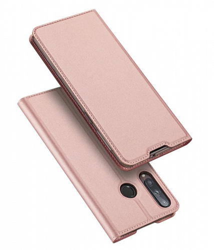 Чехол-книжка для Huawei P40 Lite E/ Honor 9C/Y7p, DU DU, боковой, розовый