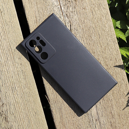 Чехол силиконовый для Samsung Galaxy Note 20 Ultra, good quality, с защитой камеры, X-CASE, черный