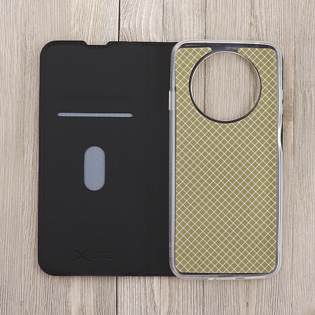 Чехол-книжка для Huawei NOVA Y91/Enjoy 60X, X-CASE, боковой, черный