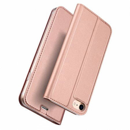 Чехол-книжка для iPhone 7/8/SE (2020), DU DU, боковой, розовый