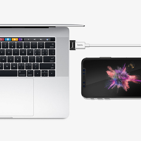 Переходник с USB-A на Type-C, HOCO, UA6