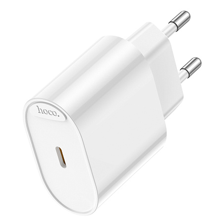 Сетевое зарядное устройство, 1 PD 20W (C109A), HOCO, цвет белый
