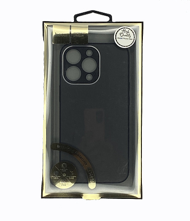 Чехол силиконовый для iPhone 13 Pro (6.1), Porcelain crystal series, HOCO, черный