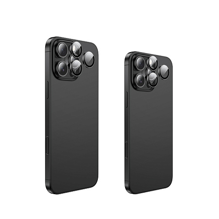 Защитное стекло для iPhone 16 Pro/16 Pro Max, V13, HOCO, на заднюю камеру, черный