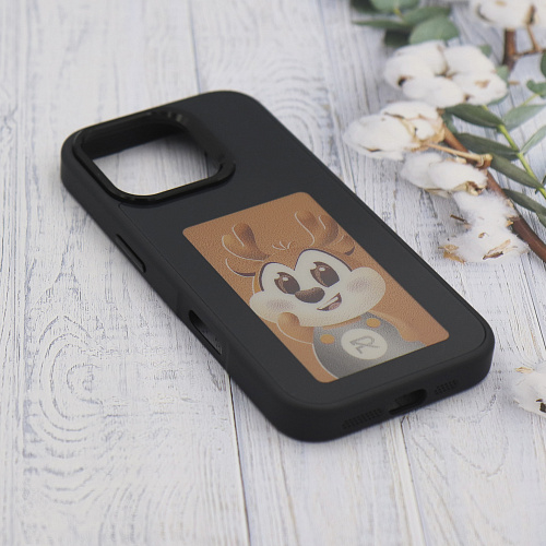 Чехол-накладка для iPhone 16 Pro, с экраном, без лого, X-CASE, черный