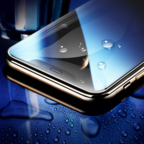 Защитное стекло на iPhone XS Max/11 Pro Max (A34), HOCO, 9D large arc dustproof glass, черное