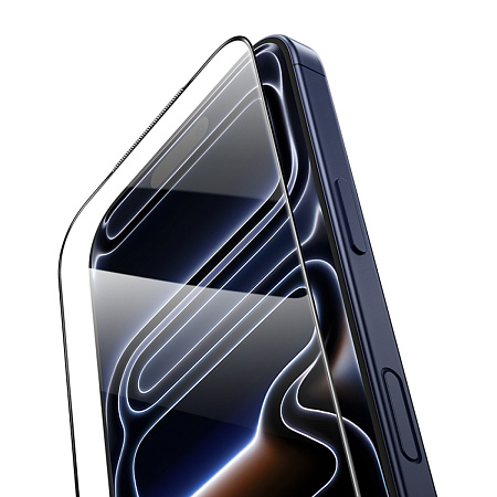 Защитное стекло для iPhone 17 Pro Max, G14, HOCO, Guardian shield series full-screen HD tempered glass, черное