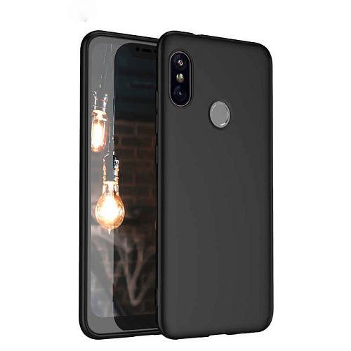 Чехол силиконовый для Xiaomi Redmi 6 Pro/Mi A2 Lite, good quality, черный